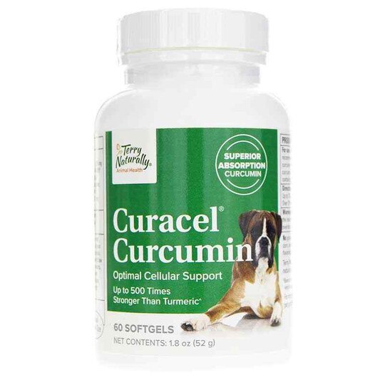 Curacel Curcumin for Dogs, Terry Naturally