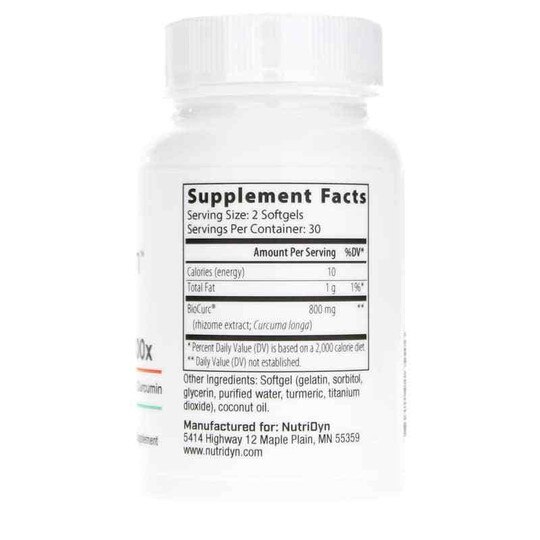 Curcumin 400x, 60 Softgels, ND