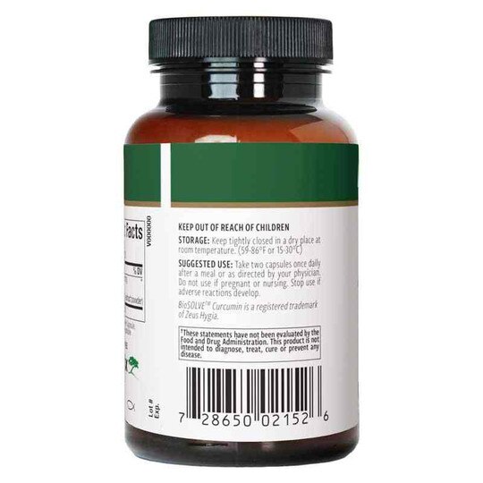 Curcumin from Turmeric, 120 Veg Capsules, NTX