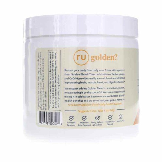 Golden Blend Curcumin + CoQ10, 4.23 Oz, RUV