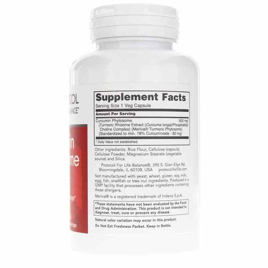 Curcumin Phytosome, 60 Veg Capsules, PFLB