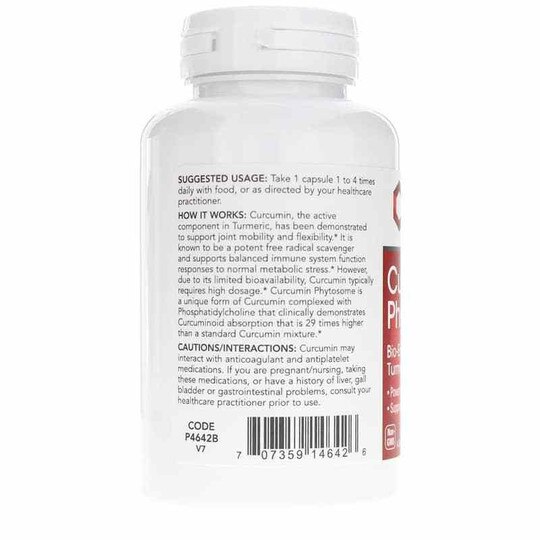 Curcumin Phytosome, 60 Veg Capsules, PFLB