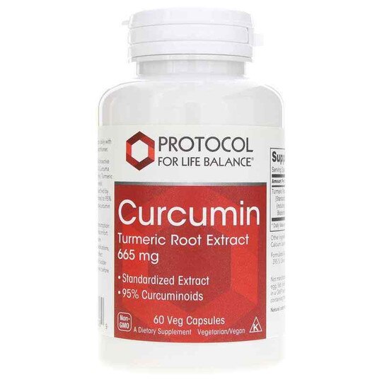 Curcumin Turmeric Root Extract 665 Mg, Protocol For Life Balance