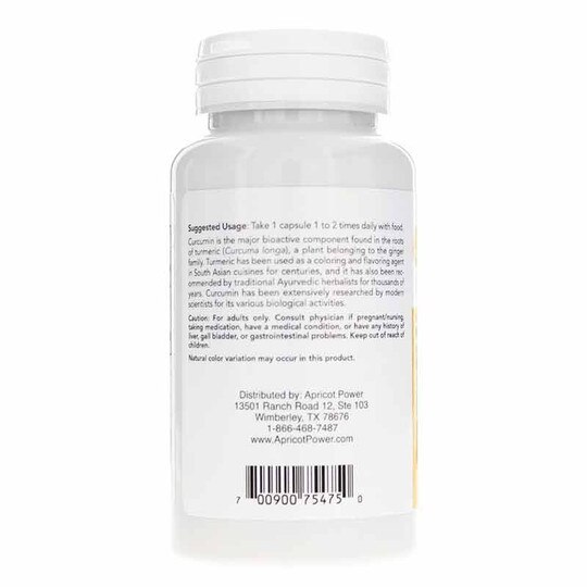 Curcumin from Turmeric Root Extract, 60 Veg Capsules, APP