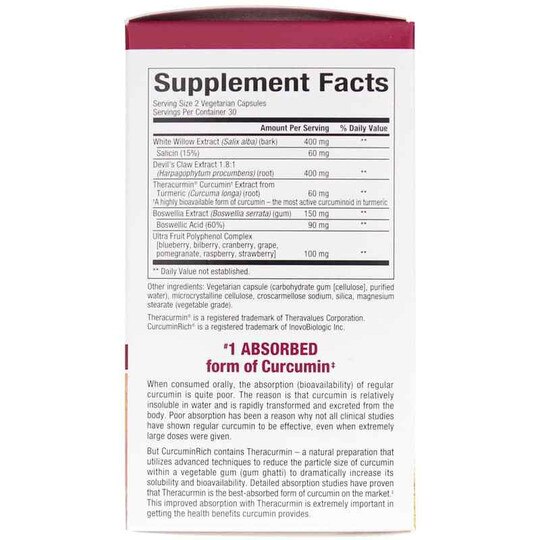 CurcuminRich Joint Curcumizer, 60 Veg Capsules, NF