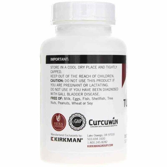 CurcuWIN Turmeric Root Extract 275 Mg, 60 Capsules, KRK