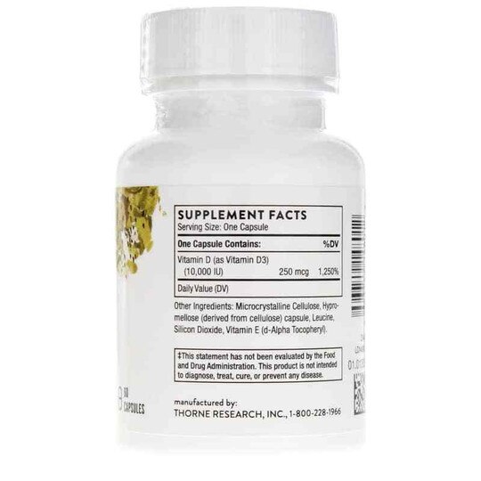 D-10,000, 60 Veg Capsules, THR
