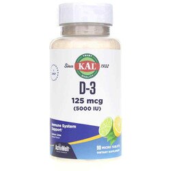 D-3 125mcg (5000 IU) ActivMelt 1