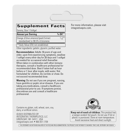 D-Limonene, 10 Softgels, INT