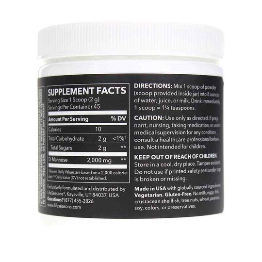 D-Mannose Powder 2000 Mg, 3.3 Oz, LSE