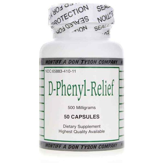 D-Phenyl-Relief 500 Mg, 50 Capsules, MNT