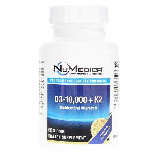 D3-10000 + K2, 60 Softgels, NUM