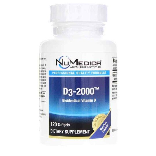 D3-2000, 120 Softgels, NUM