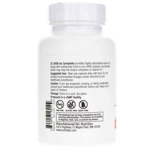 D3 2000 Iso Complete, 90 Capsules, ND