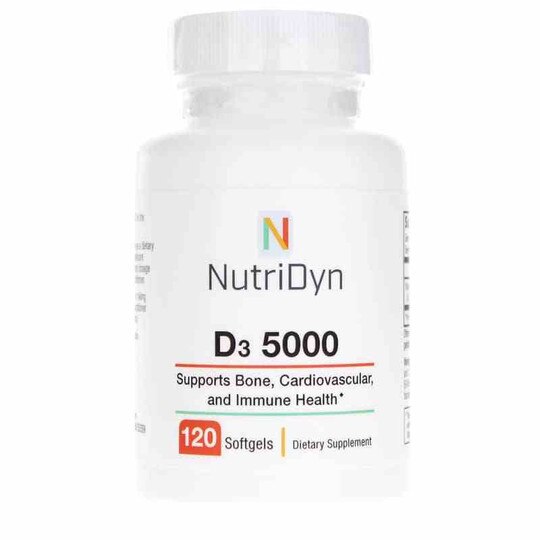 D3 5000, 120 Softgels, ND