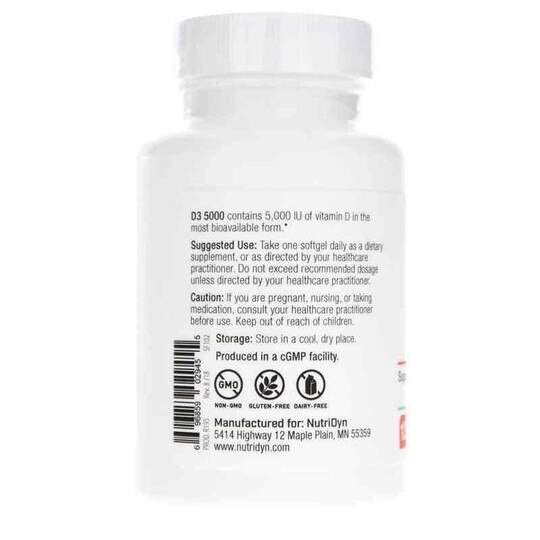 D3 5000, 120 Softgels, ND