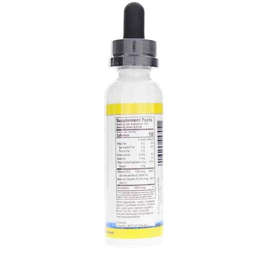 D3 with K2 Liquid, 2 Oz, BTN