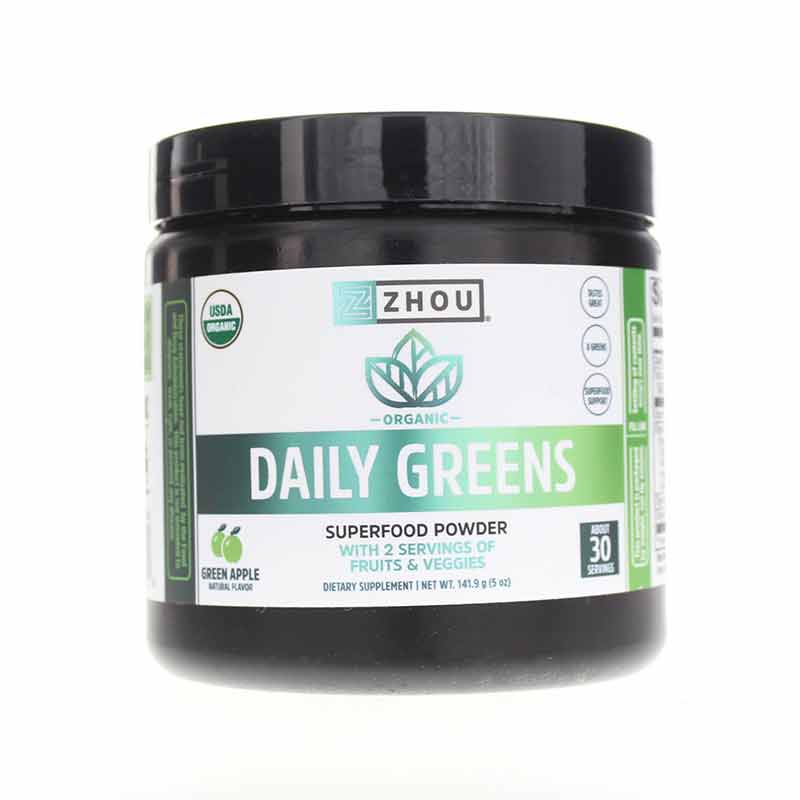 Daily Greens Superfood Powder, Zhou Nutrition