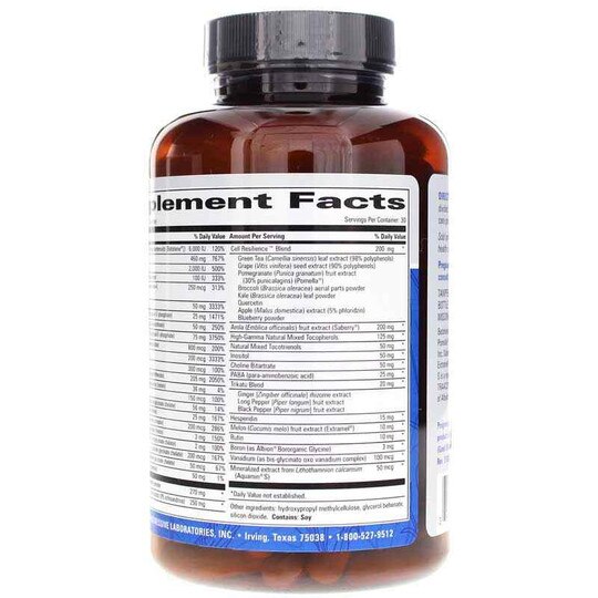 Daily Resilience Multi-Vitamin & Mineral, 180 Veg Capsu, PGL