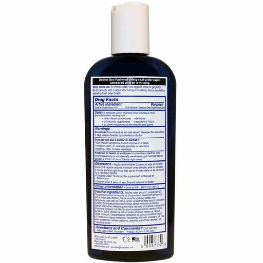 Daily Rinse and Oral Wound Cleanser, ED