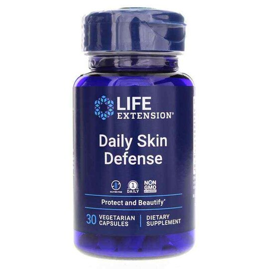 Daily Skin Defense, 30 Veg Capsules, LFE