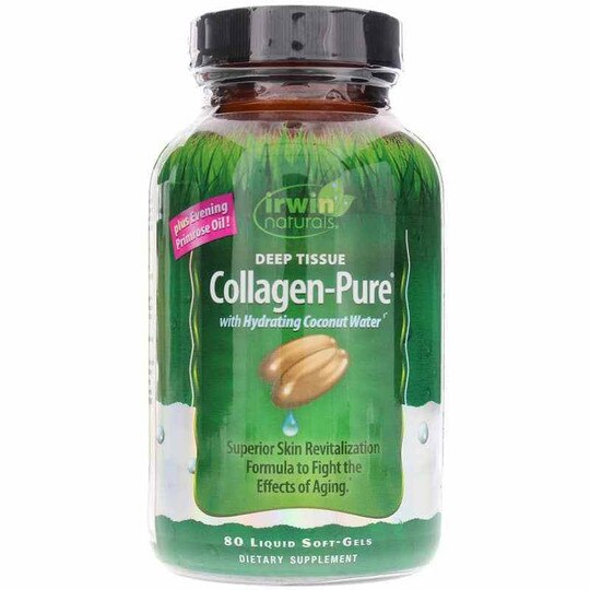 Deep Tissue Collagen-Pure, 80 Liquid Softgels, IRN