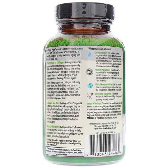 Deep Tissue Collagen-Pure, 80 Liquid Softgels, IRN
