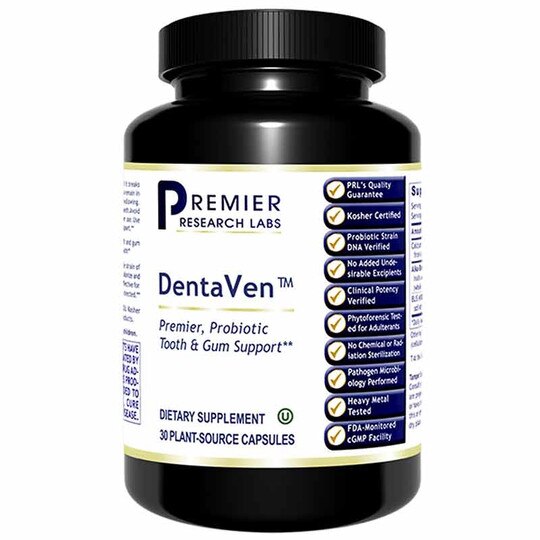 DentaVen Probiotic Tooth and Gum Support, 30 Capsules, PRL