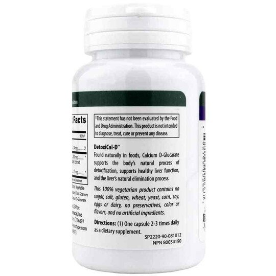 DetoxiCal-D, 90 Veg Capsules, DAPN