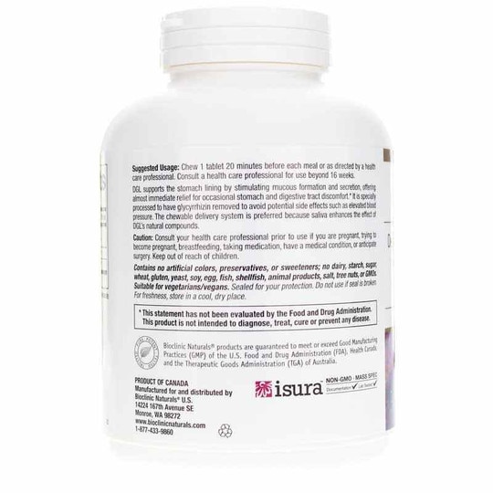 DGL 400 Mg, 180 Chewable Tablets, BCN