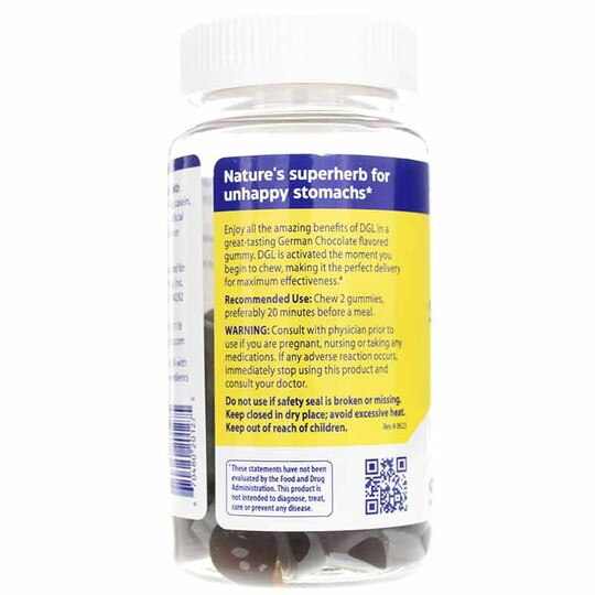DGL Stomach Soothe Gummies, 74 Vegan Gummies, ENZ