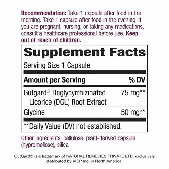 DGL Ultra, 90 Vegan Capsules, NWA