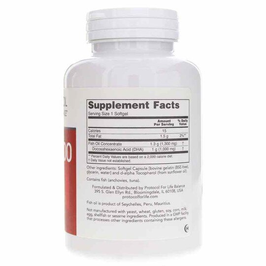 DHA-1000 Extra Strength, 90 Softgels, PFLB