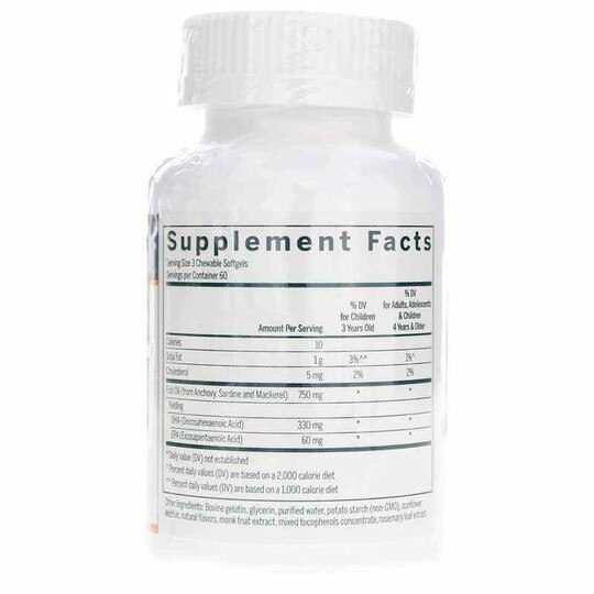 DHA Pediaburst Chewable Orange Flavor, 180 Chewable Tab, GEN