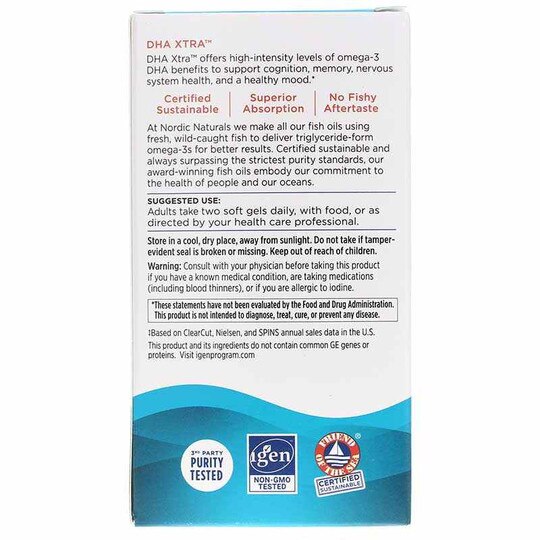 DHA Xtra Strawberry, 60 Softgels, NRN