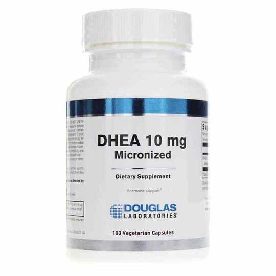 DHEA 10 Mg Micronized, 100 Veg Capsules, DGL