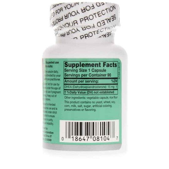 DHEA 15 Mg, 90 Veg Capsules, KRU