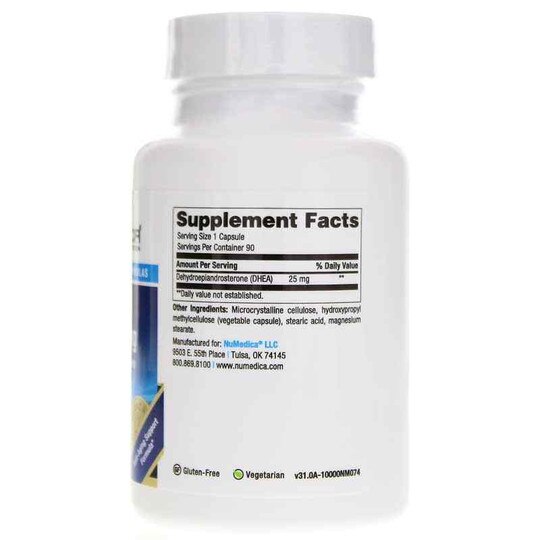 DHEA 25 Mg, 90 Veg Capsules, NUM