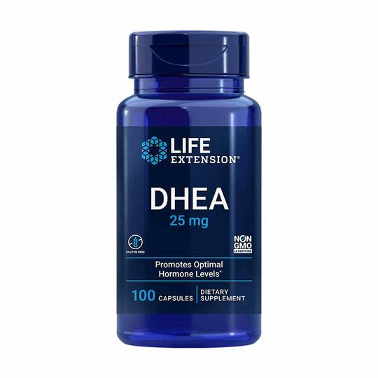 DHEA 25 Mg Capsules, 100 Capsules, LFE