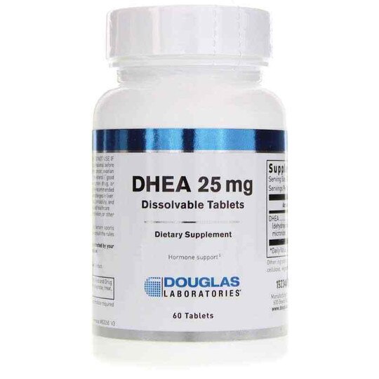 DHEA 25 Mg Dissolvable Tablets, DGL