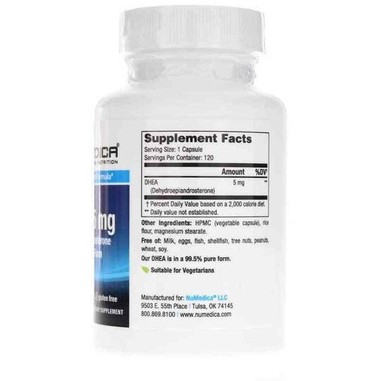 DHEA 5 Mg, 120 Veg Capsules, NUM