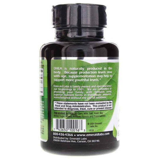 DHEA 50 Mg, 60 Veg Capsules, EMD