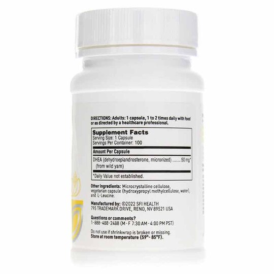 DHEA 50 Mg, 100 Capsules, KL
