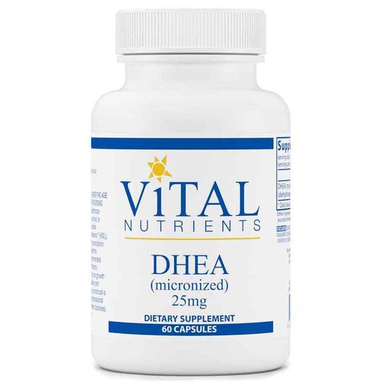 DHEA (micronized) 25 Mg, 60 Capsules, VTN