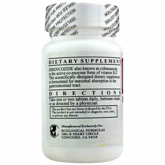 Dibencozide Co-Enzyme B12, 60 Tablets, ECF