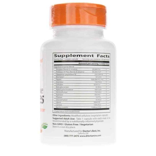 Digestive Enzymes, 90 Veg Capsules, DRB
