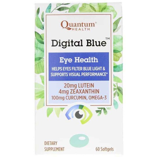 Digital Blue Eye Health, 60 Softgels, QHT