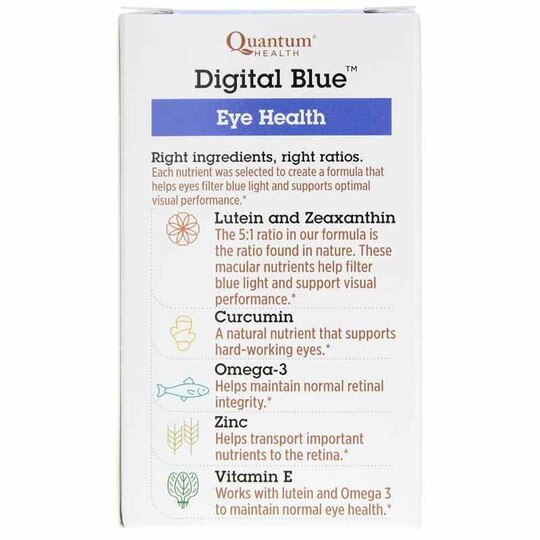 Digital Blue Eye Health, 60 Softgels, QHT