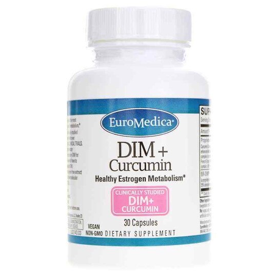DIM + Curcumin, 30 Capsules, EUMD