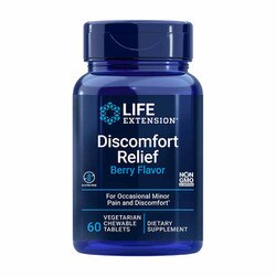 Discomfort Relief (Berry Flavor), 60 vegetarian chewable tablets